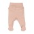 Legginsy w kolorze subtelnego różu (Rose) z zestawu prezentowego dla noworodka w rozmiarze 56