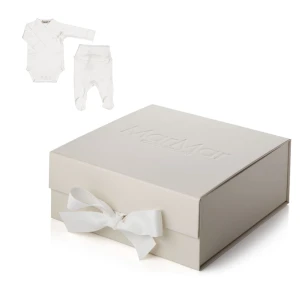 Prezent dla noworodka Gentle White (rozmiar 56)