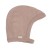 Czapeczka niemowlęca 100% wełna Merino Burnt Rose - strona prawa