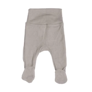 Legginsy ze stópkami 100% wełna Merino Soft Dove