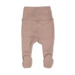 Legginsy ze stópkami 100% wełna Merino Burnt Rose 