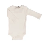 Body z długim rękawem 100% wełna Merino Natural