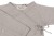 Zbliżenie na kaftanik kopertowy z długim rękawem 100% wełna Merino Soft Dove