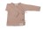 Kaftanik kopertowy z długim rękawem 100% wełna Merino Burnt Rose
