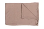 Kocyk mgiełka 100% delikatna wełna Merino Burnt Rose