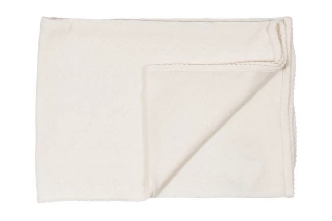 Kocyk mgiełka 100% delikatna wełna Merino Natural