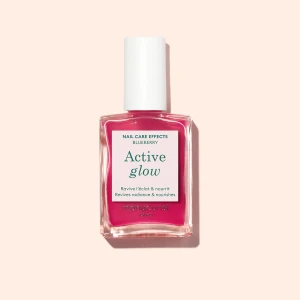 Manucurist Active Glow Blueberry pielęgnacyjny lakier do paznokci